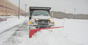 Commercial Snow & Ice Management - Greener Horizon Landscape Management &amp; Construction, Middleboro, MA