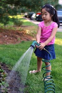 Garden Watering Child